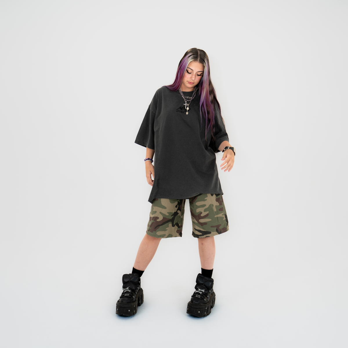 ARE YOU MAD GREY REVERSE TEE